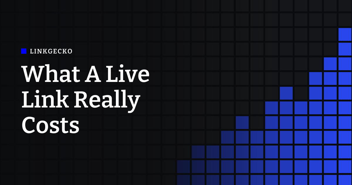 What A Live Link Really Costs